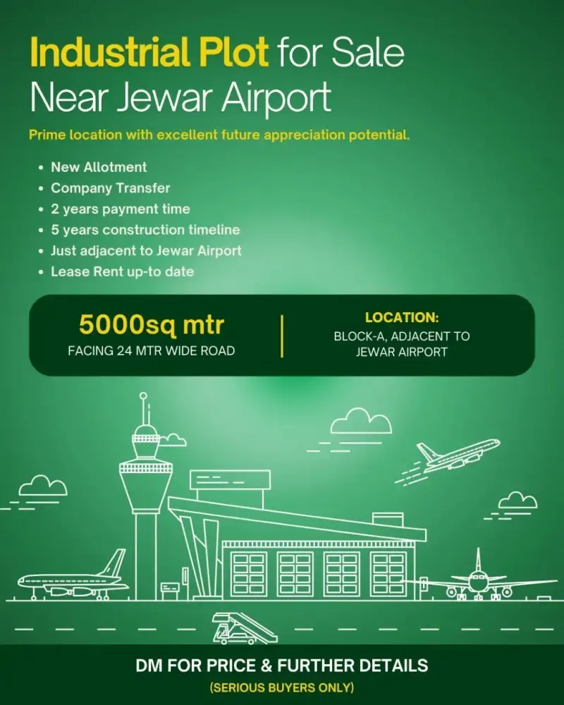 Industrial plot near Jewer Airport