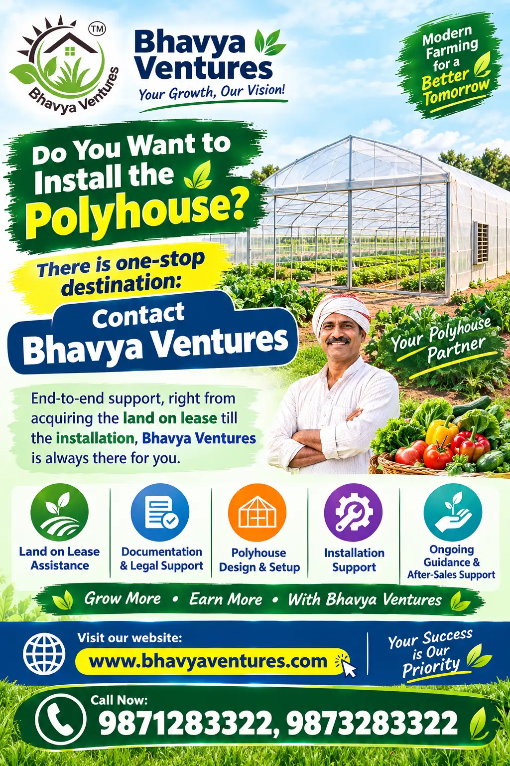 Polyhouse Farming: A Lucrative Venture - Bhavya Ventures
